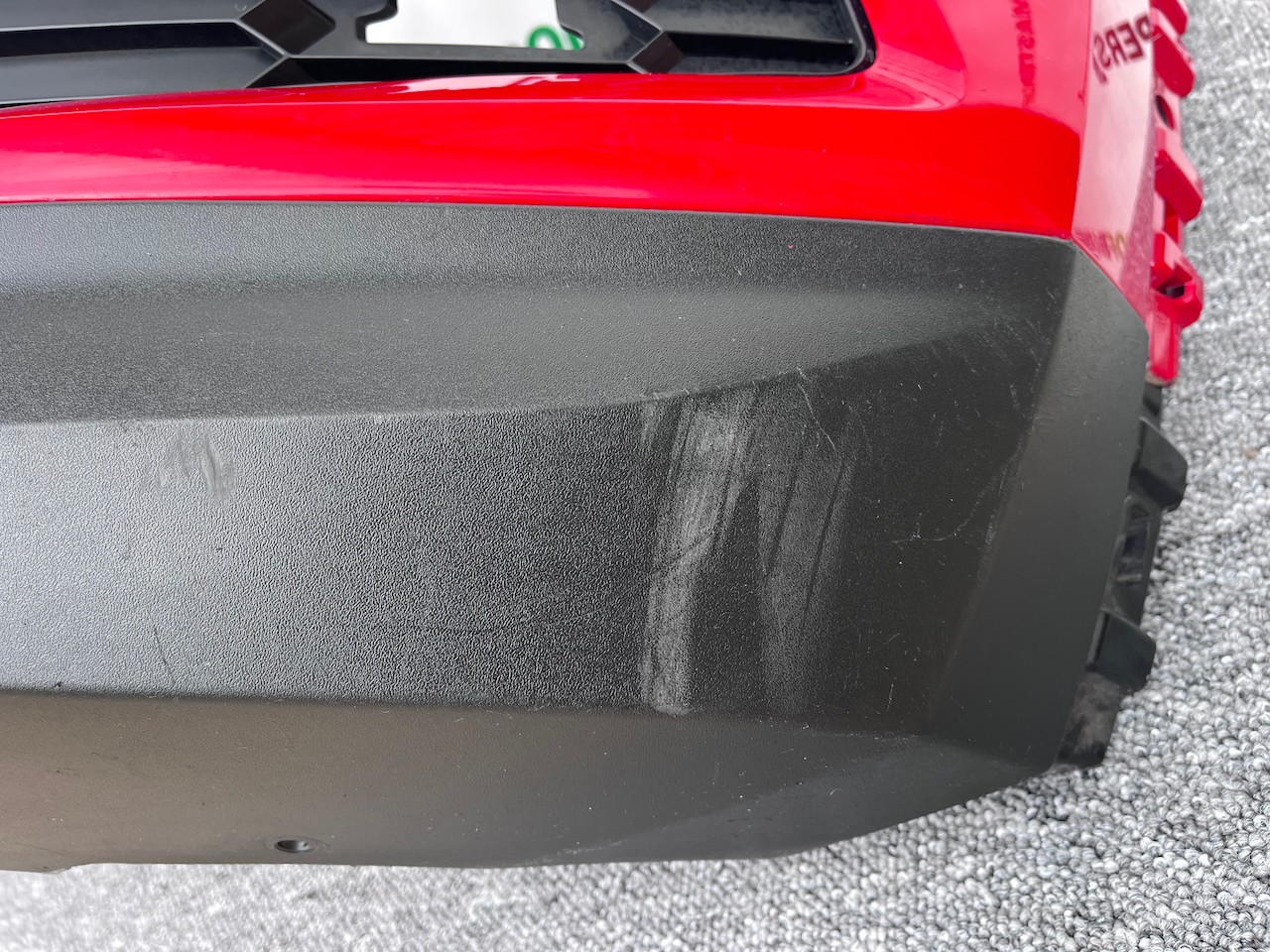 Skoda Kodiaq Se Basic Mk1 2016-2021 Front Bumper Red 4 Pdc Genuine [s619]