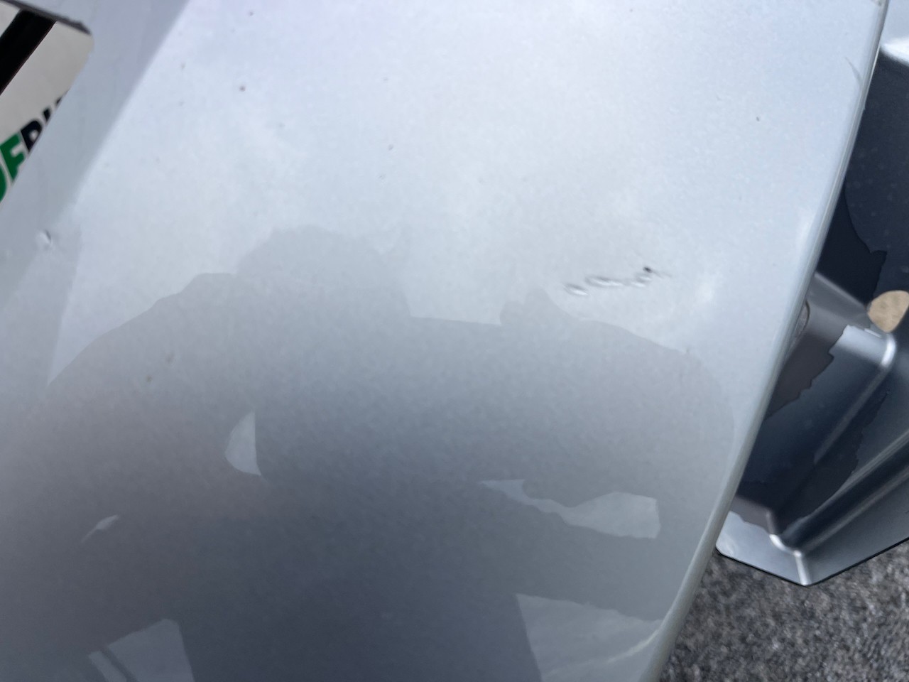 Skoda Rapid Spaceback 2012-2015 Front Bumper Red No Pdc Jets Genuine [s625]