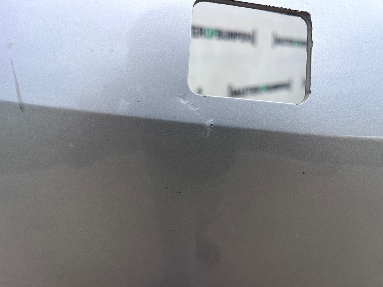 Skoda Rapid Spaceback 2012-2015 Front Bumper Red No Pdc Jets Genuine [s625]