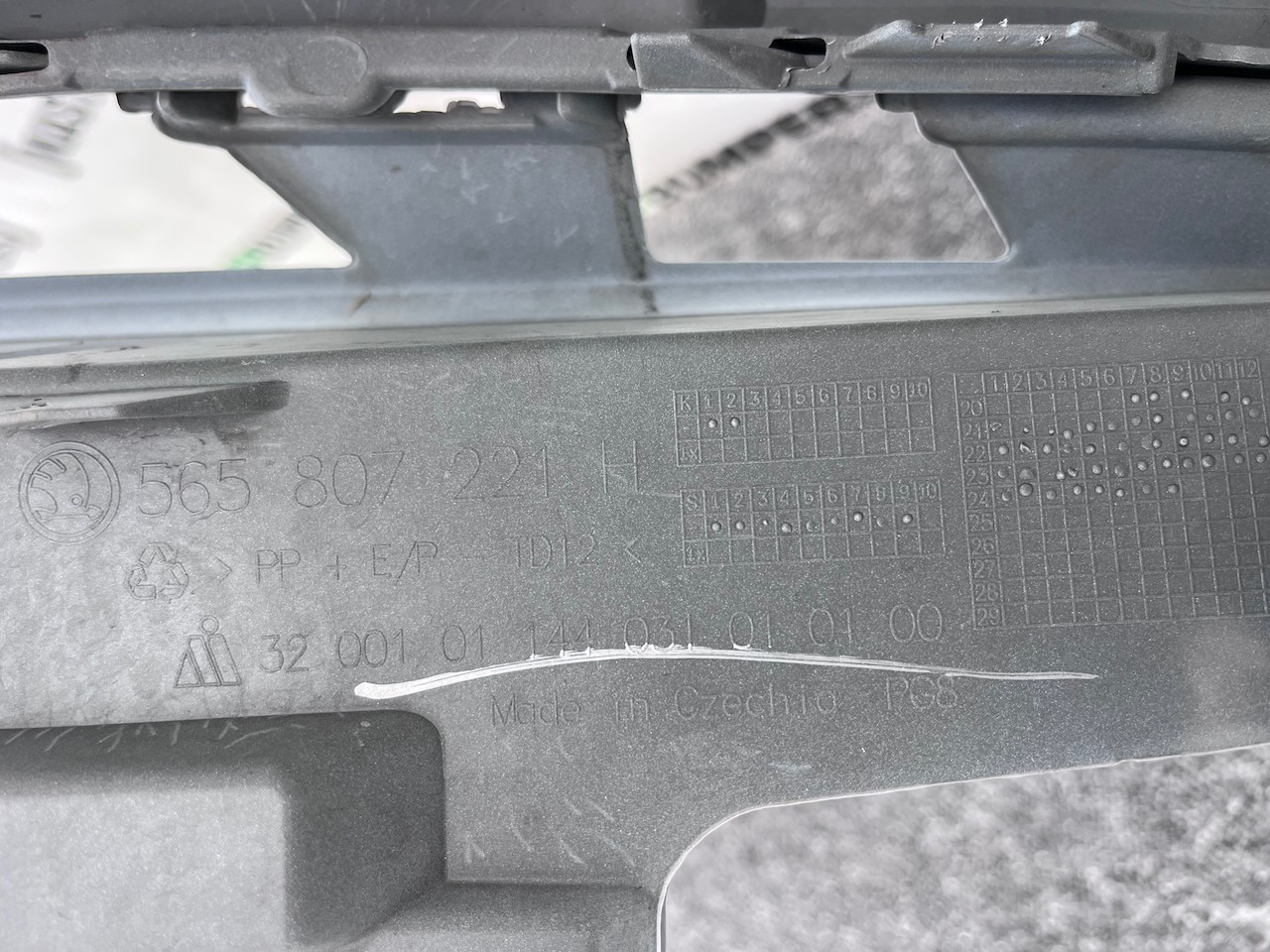 Skoda Kodiaq Monte Carlo Se Mk1 Lift 2021-2024 Front Bumper Jets Genuine [s633]