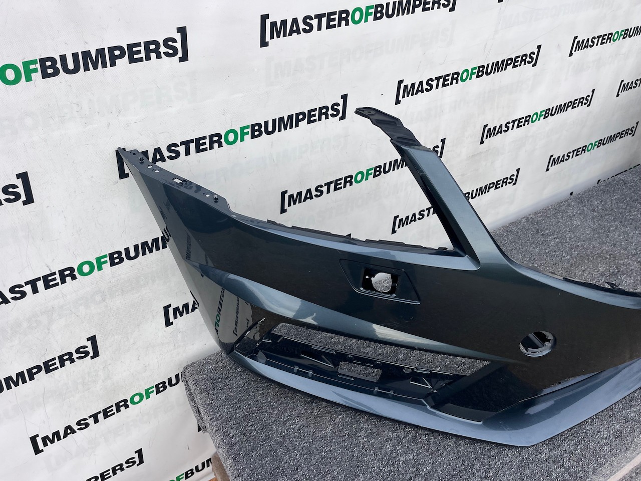 Skoda Octavia Vrs Mk3 Lift 2016-2019 Front Bumper 4 Pdc +jets Genuine [s647]