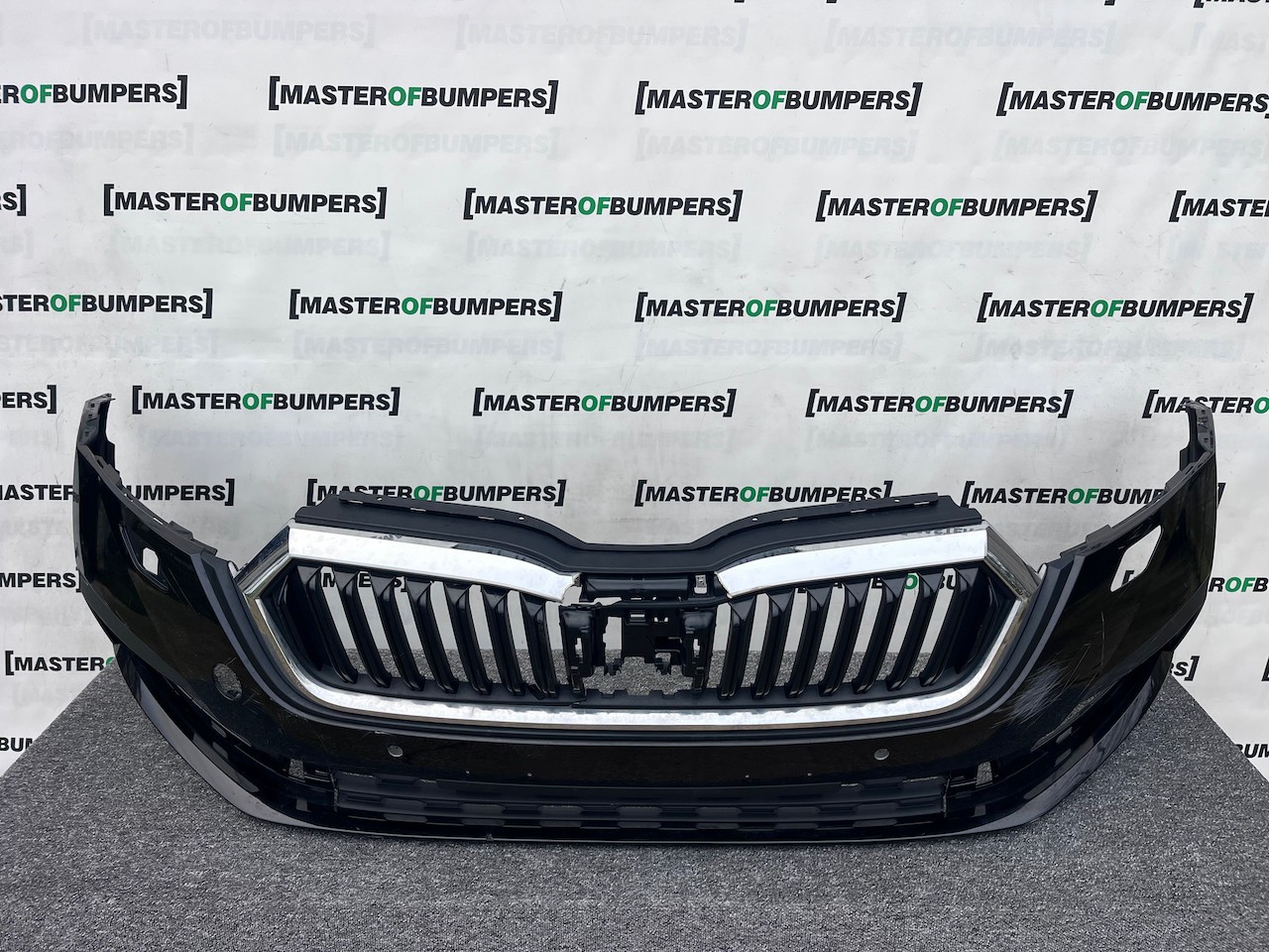 Skoda Octavia Se Comfort Mk4 2020-2023 Front Bumper 4 Pdc Jets Genuine [s657]