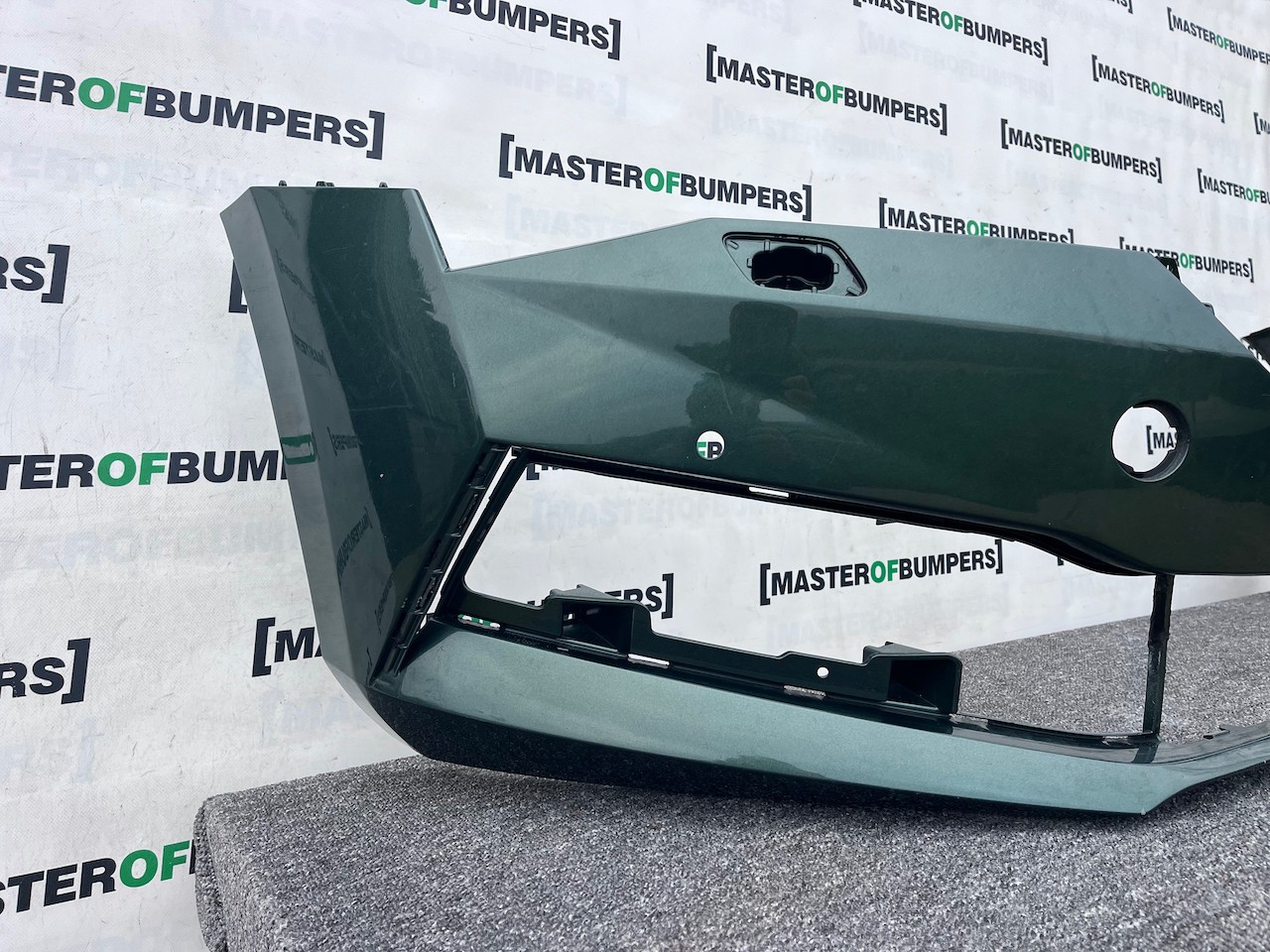 Skoda Superb Sel Saloon Esta Mk4 2020-23 Front Bumper 4 Pdc +jets Genuine [s658]