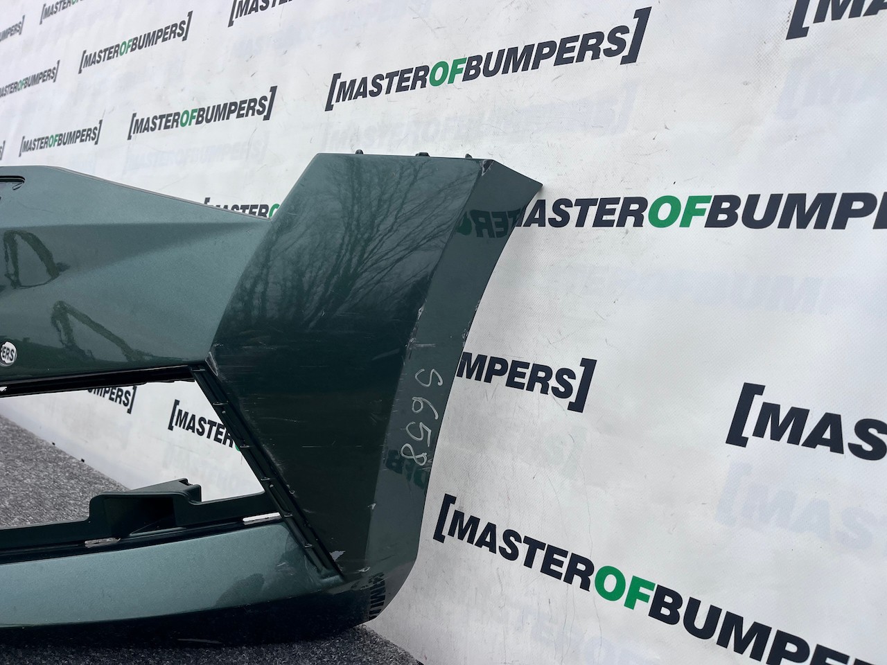 Skoda Superb Sel Saloon Esta Mk4 2020-23 Front Bumper 4 Pdc +jets Genuine [s658]