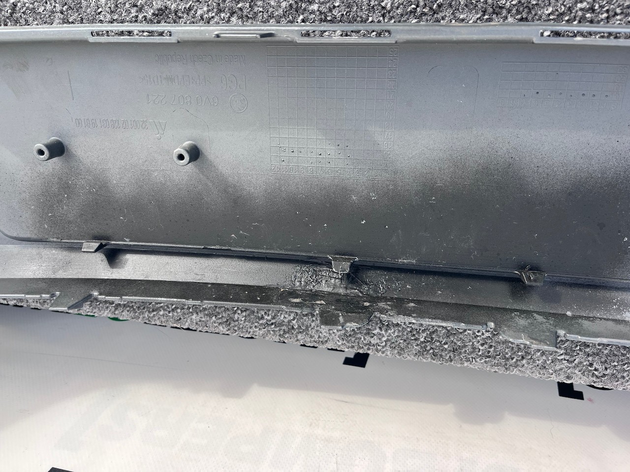 Skoda Fabia Hatchback Mk3 2014-2017 Front Bumper No Pdc Genuine [s668]