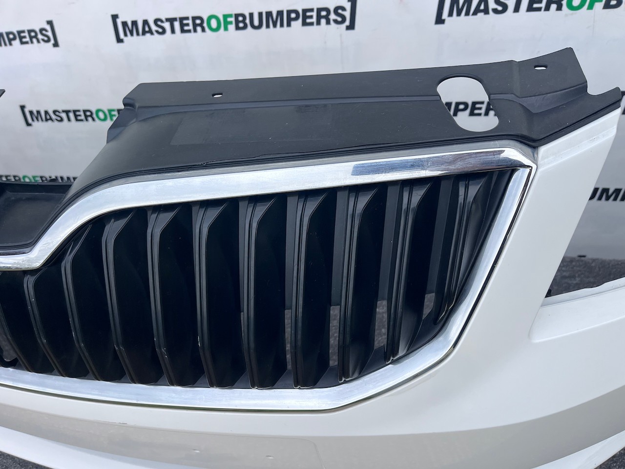 Skoda Octavia Elegance Mk3 2012-2016 Front Bumper No Pdc + Jets Genuine [s710]