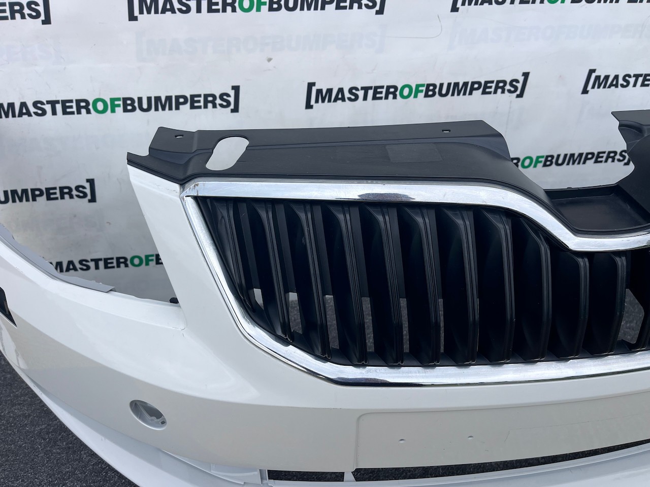 Skoda Octavia Elegance Mk3 2012-2016 Front Bumper No Pdc + Jets Genuine [s710]