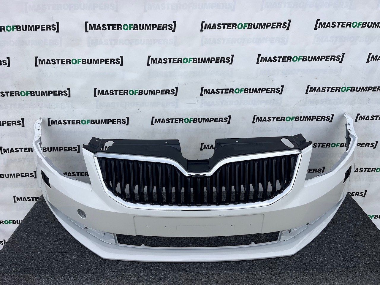 Skoda Octavia Elegance Mk3 2012-2016 Front Bumper No Pdc + Jets Genuine [s710]