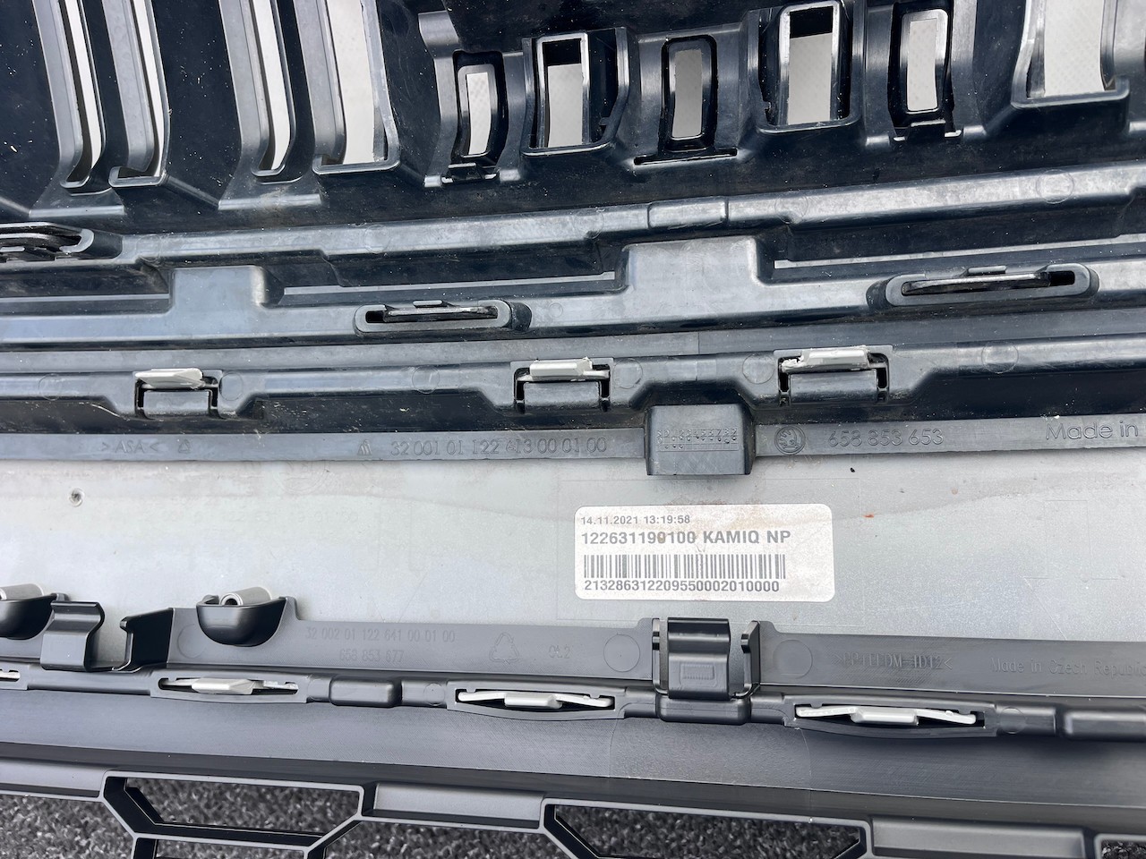 Skoda Kamiq Monte Carlo Hatchback 2019-2023 Front Bumper Pdc Genuine [s731]