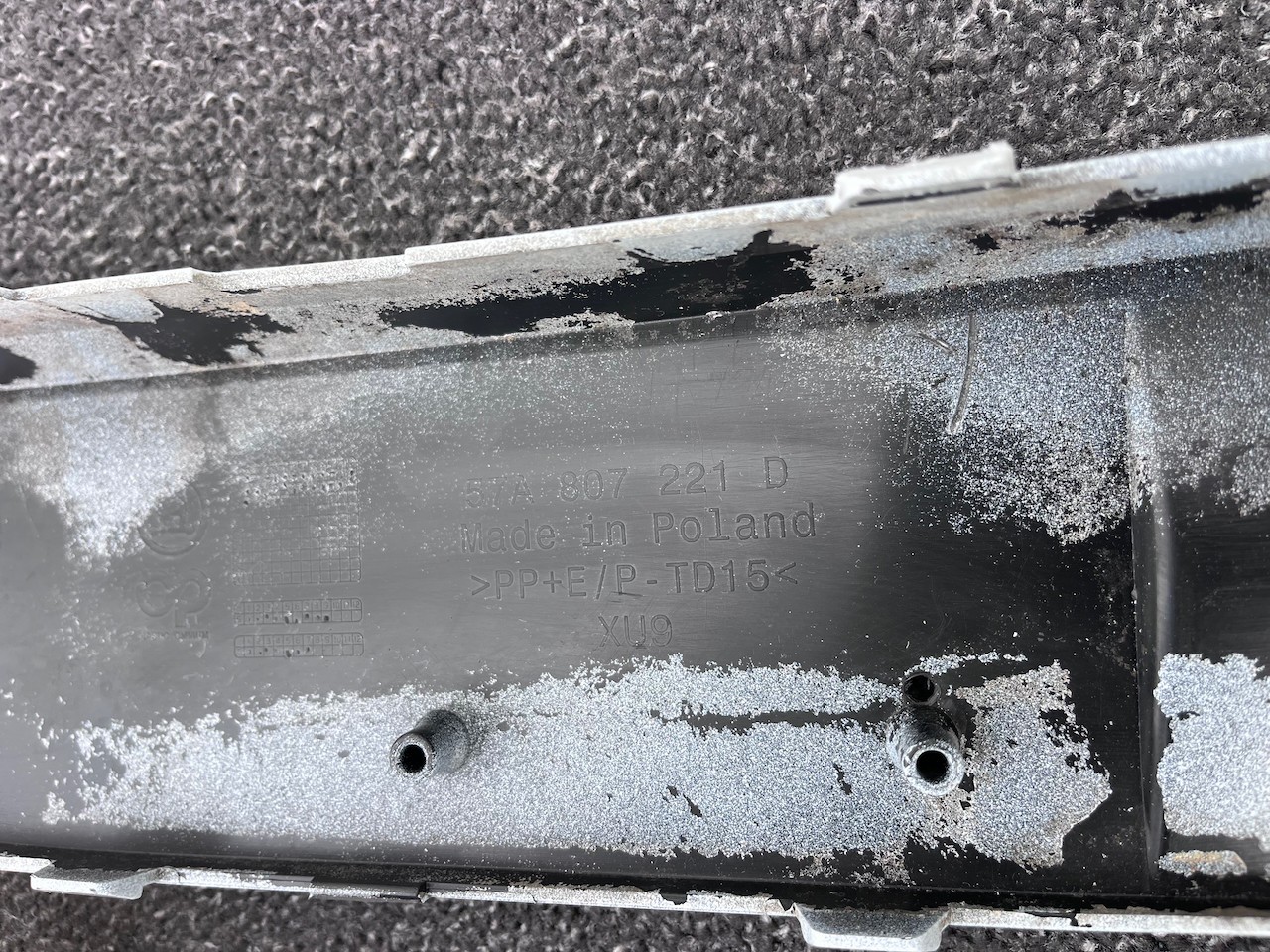 Skoda Karoq Se Active Mk1 Lift 2022-2024 Front Bumper Pdc Jets Genuine [s732]