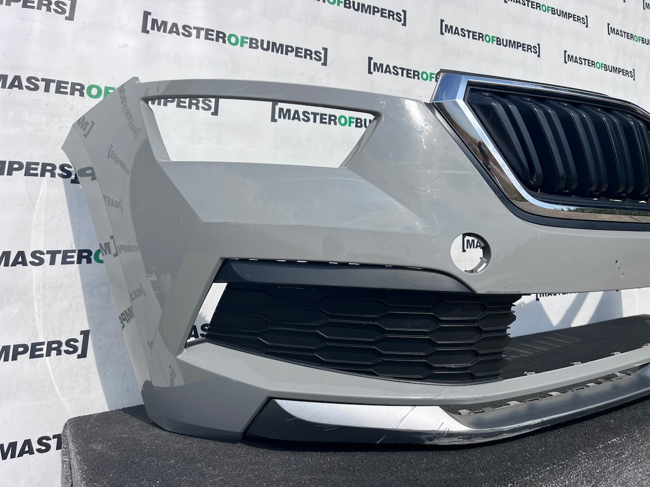 Skoda Kamiq Monte Carlo Se Hatchback 2019-2023 Front Bumper Pdc Genuine [s736]
