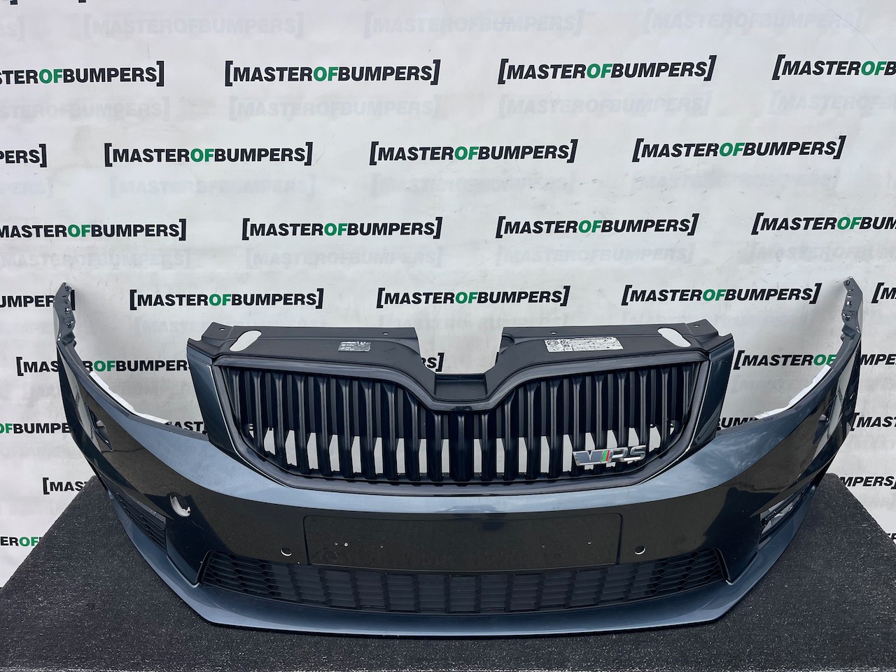 Skoda Octavia Vrs Mk3 2012-2016 Front Bumper 4 Pdc Jets Genuine [s748]