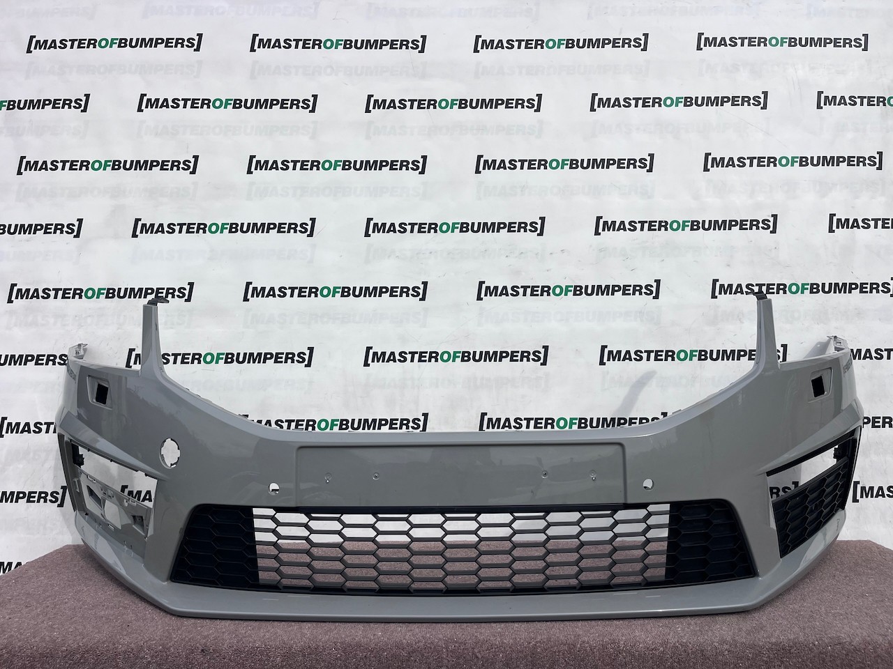 Skoda Octavia Vrs Mk3 Lift 2016-2019 Front Bumper 4 Pdc +jets Genuine [s750]