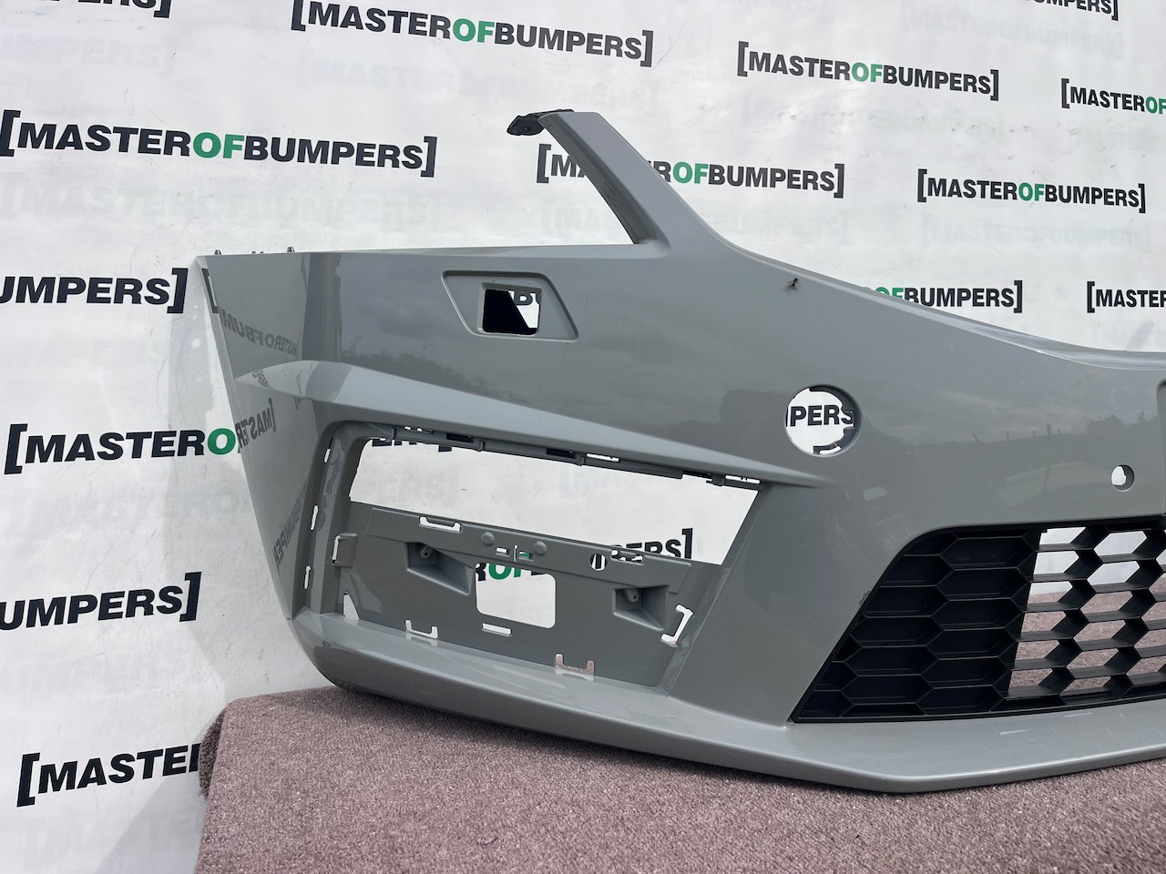 Skoda Octavia Vrs Mk3 Lift 2016-2019 Front Bumper 4 Pdc +jets Genuine [s750]