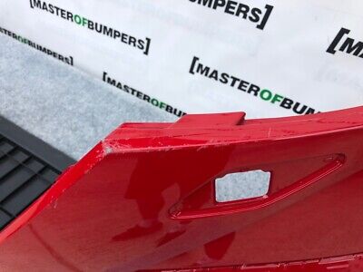 Skoda Octavia Vrs Mk4 2020-on Front Bumper In Red 4 X Pdc & Jets Genuine [s274]