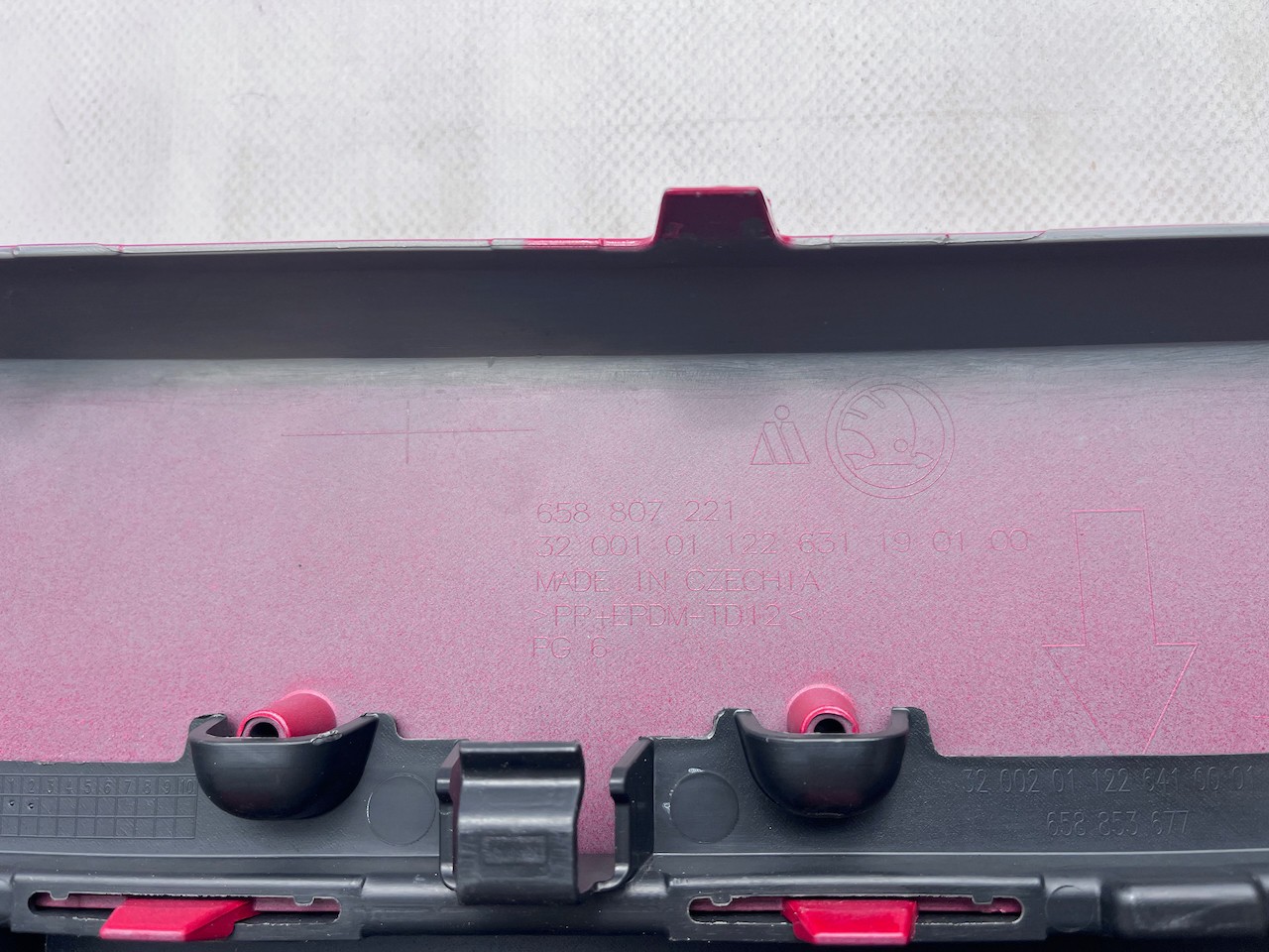 Skoda Kamiq Monte Carlo 2019-2023 Front Bumper Red Genuine [s622]