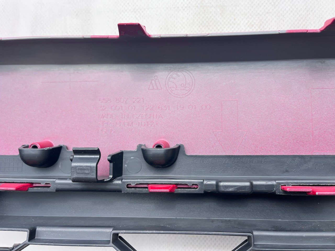 Skoda Kamiq Monte Carlo 2019-2023 Front Bumper Red Genuine [s622]