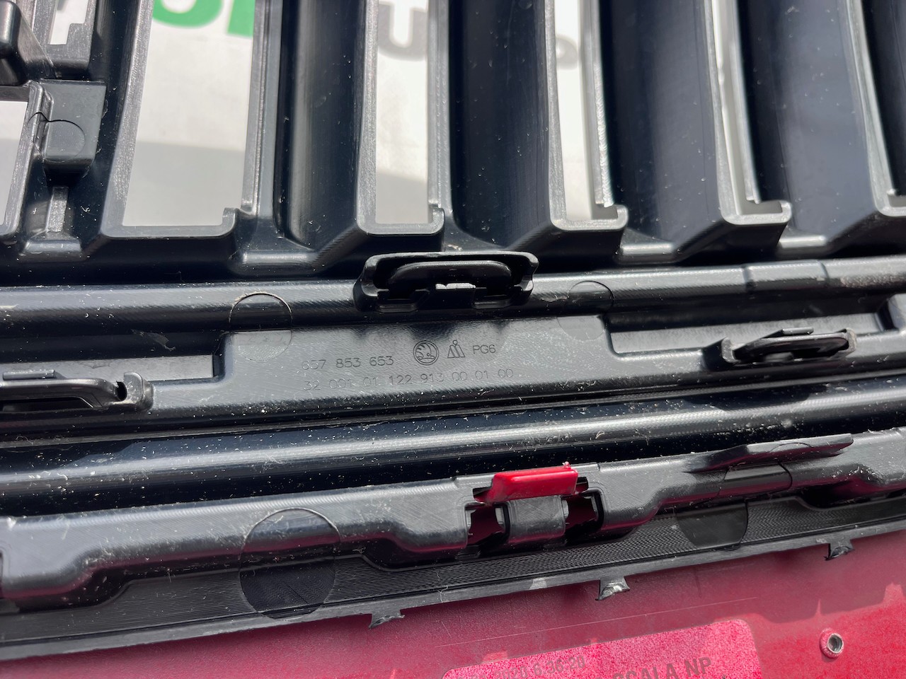 Skoda Scala Monte Carlo Hatchback 2019-2023 Front Bumper 4 Pdc Genuine [s558]