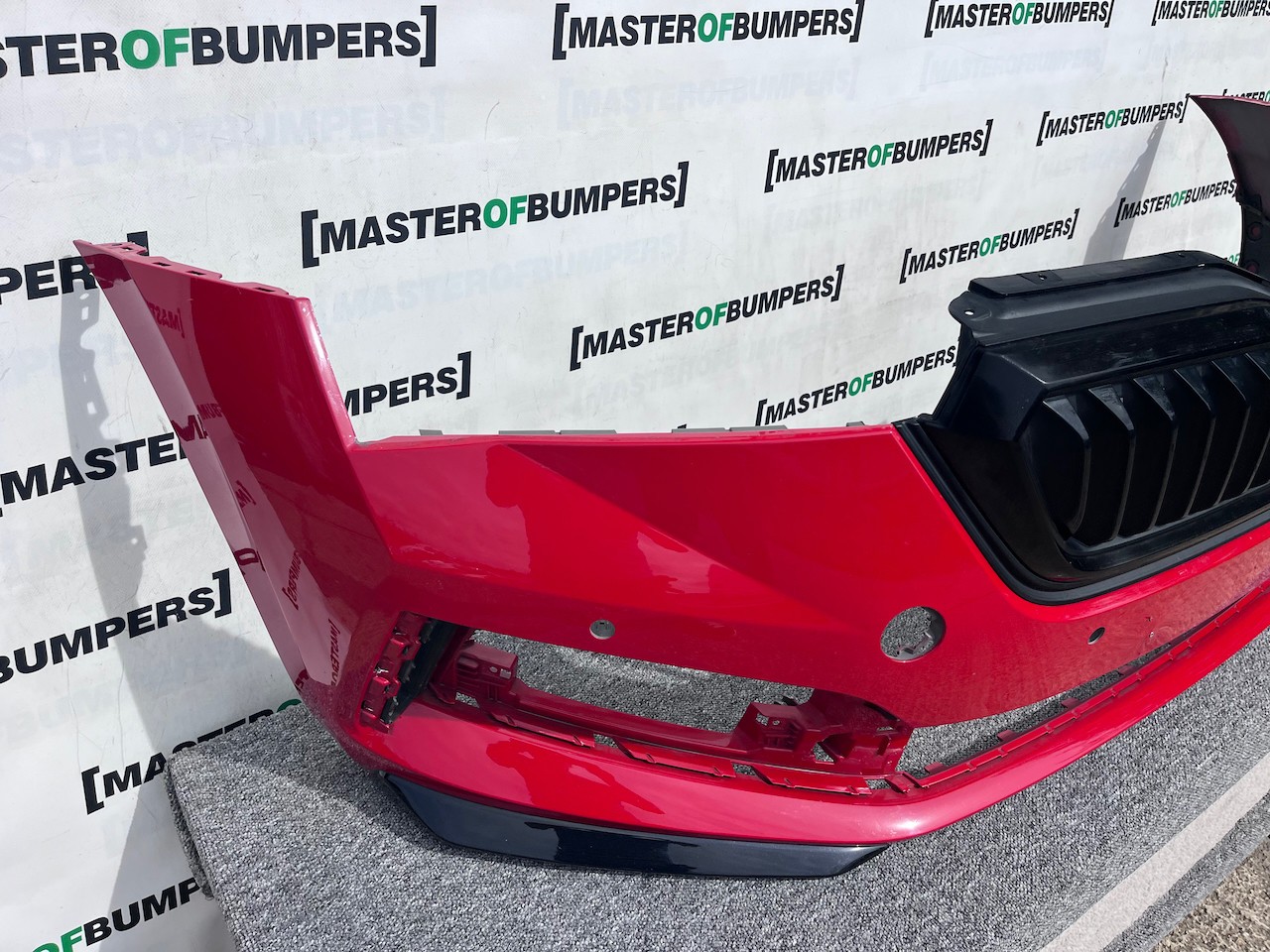 Skoda Scala Monte Carlo Hatchback 2019-2023 Front Bumper 4 Pdc Genuine [s558]