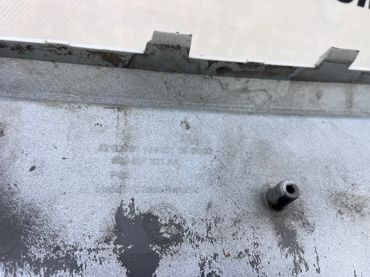 Skoda Octavia Vrs Mk3 Lift 2016-2019 Front Bumper 4 Pdc +jets Genuine [s641]