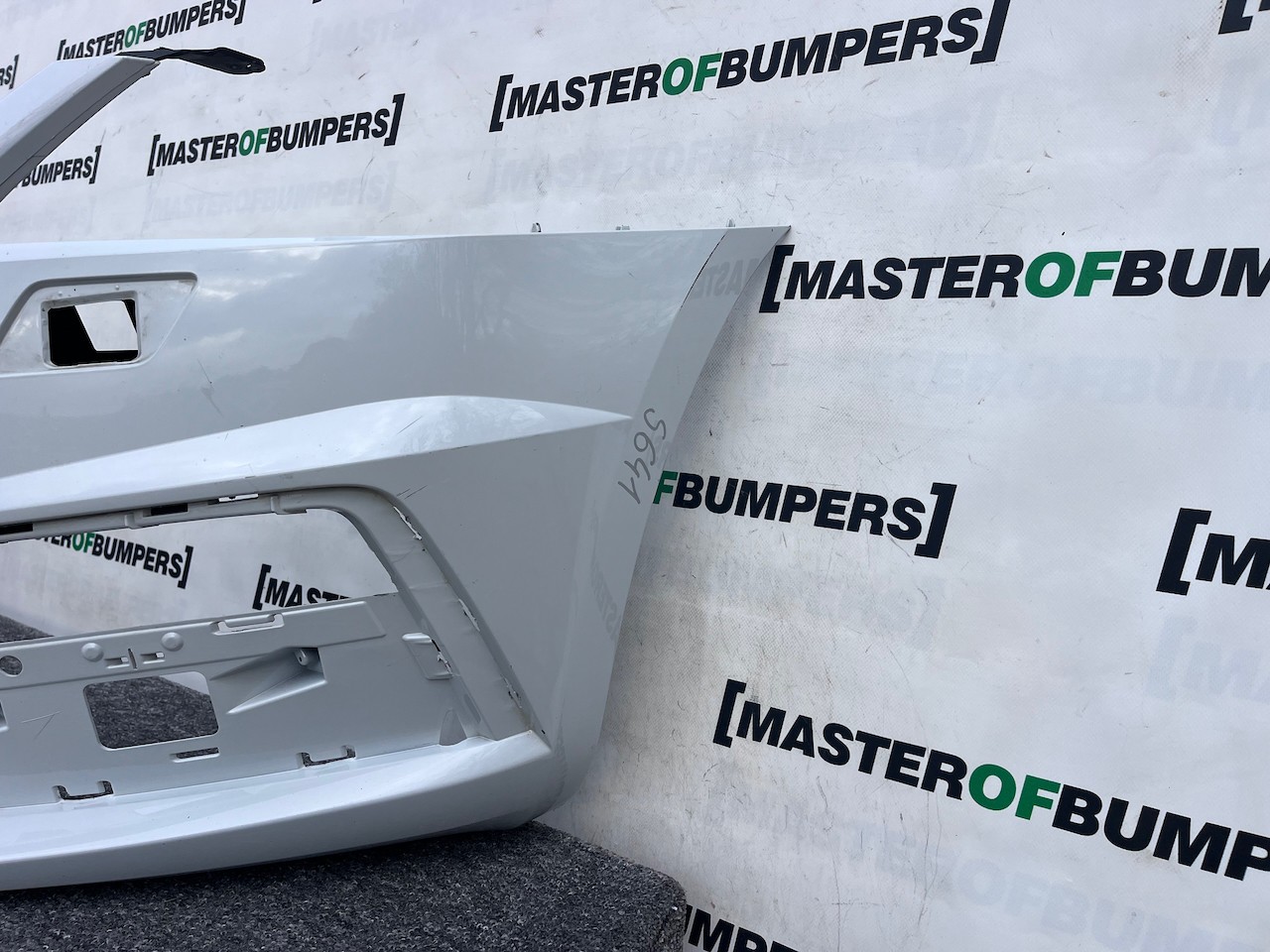 Skoda Octavia Vrs Mk3 Lift 2016-2019 Front Bumper 4 Pdc +jets Genuine [s641]