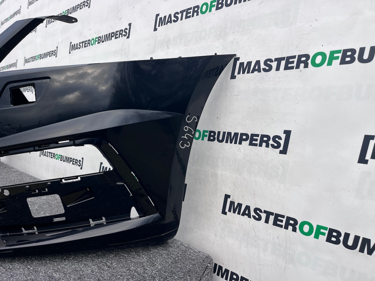 Skoda Octavia Vrs Mk3 Lift 2016-2019 Front Bumper 4 Pdc +jets Genuine [s643]