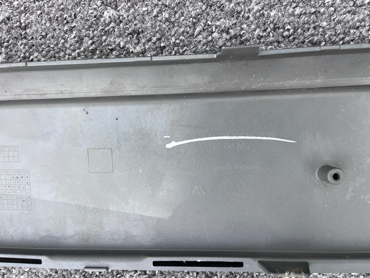 Skoda Octavia Vrs Mk3 Lift 2016-2019 Front Bumper 4 Pdc +jets Genuine [s645]