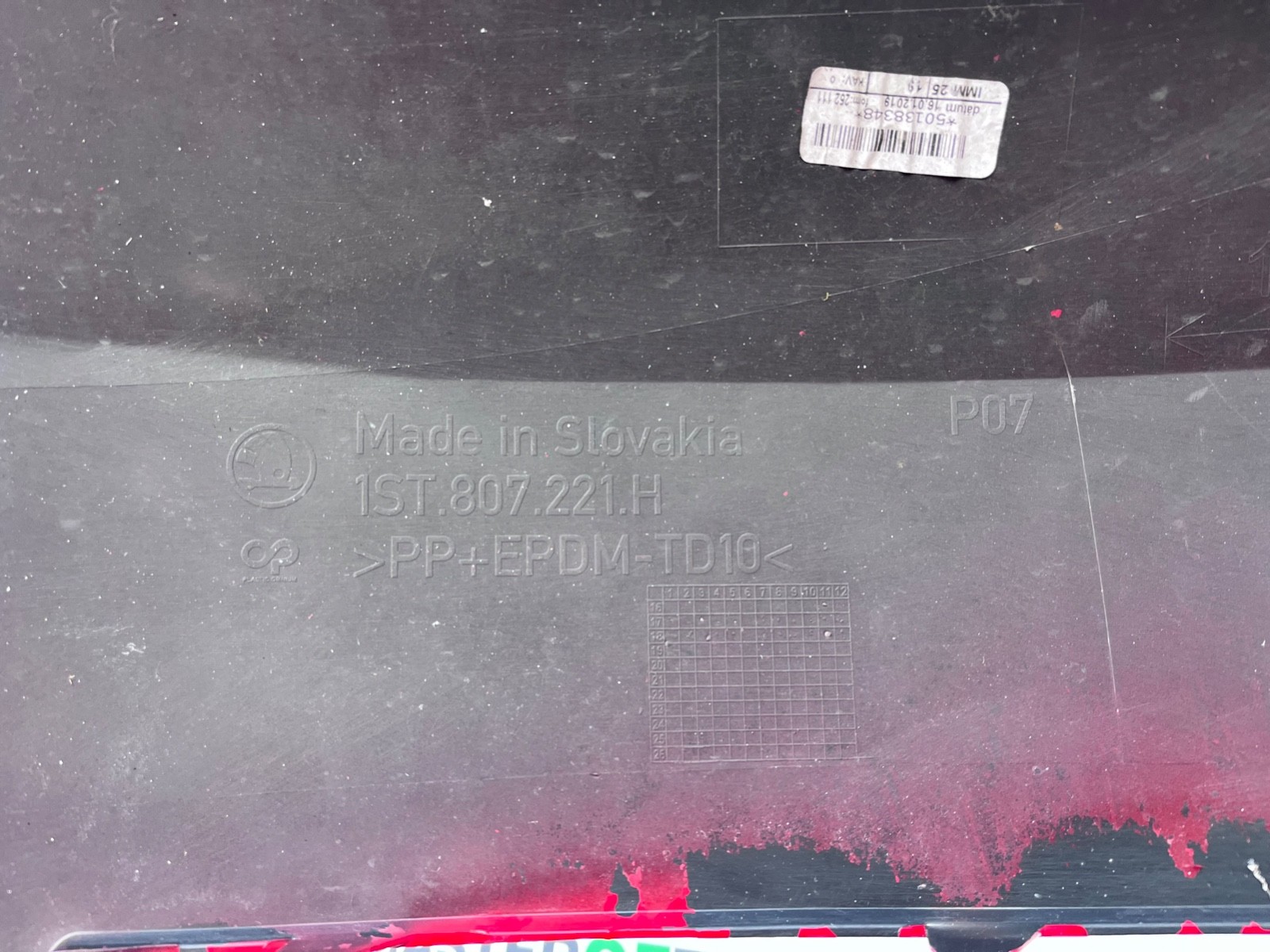 Skoda Citigo Facelift 2017-2021 Front Bumper Genuine [s652]