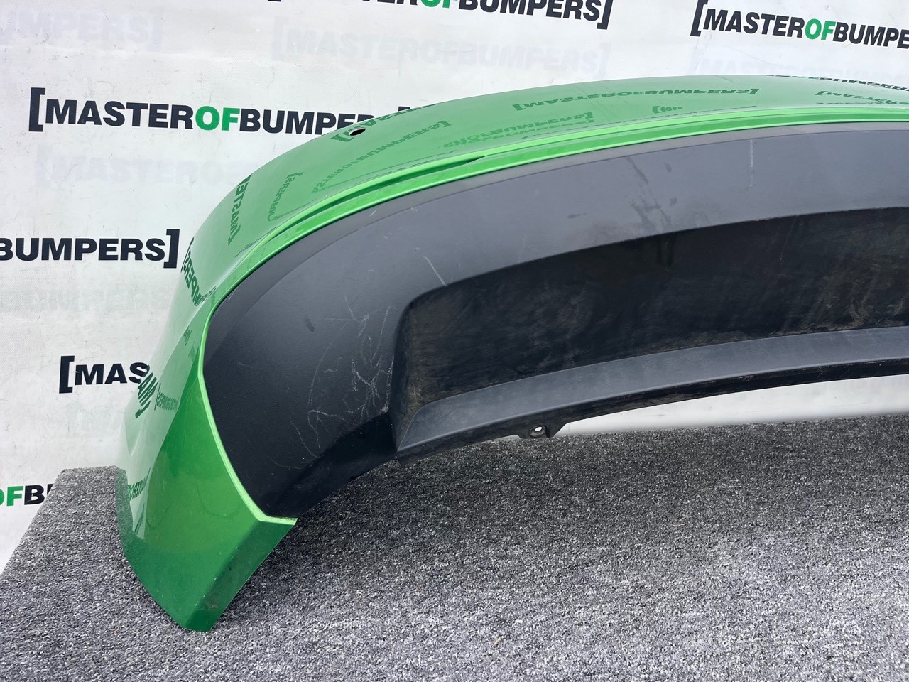 Skoda Rapid Spaceback Se Sport 2012-2018 Rear Bumper 3 Pdc Genuine [s654]