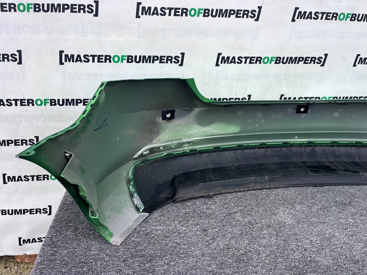 Skoda Rapid Spaceback Se Sport 2012-2018 Rear Bumper 3 Pdc Genuine [s654]