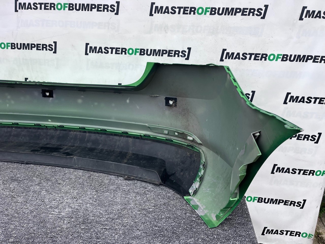 Skoda Rapid Spaceback Se Sport 2012-2018 Rear Bumper 3 Pdc Genuine [s654]