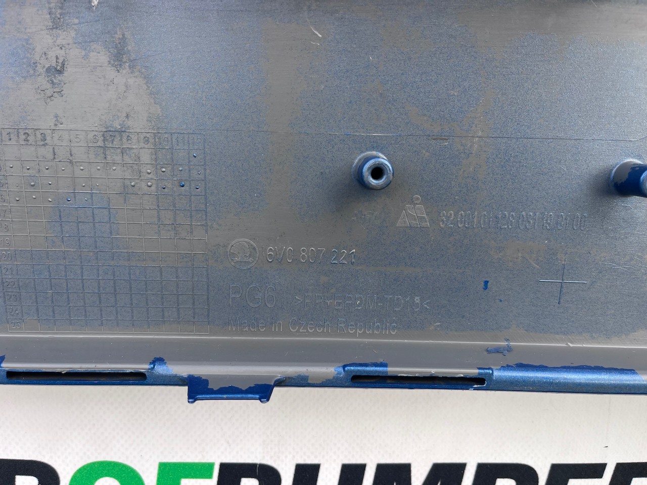 Skoda Fabia Hatchback Mk3 2014-2017 Front Bumper No Pdc Genuine [s670]