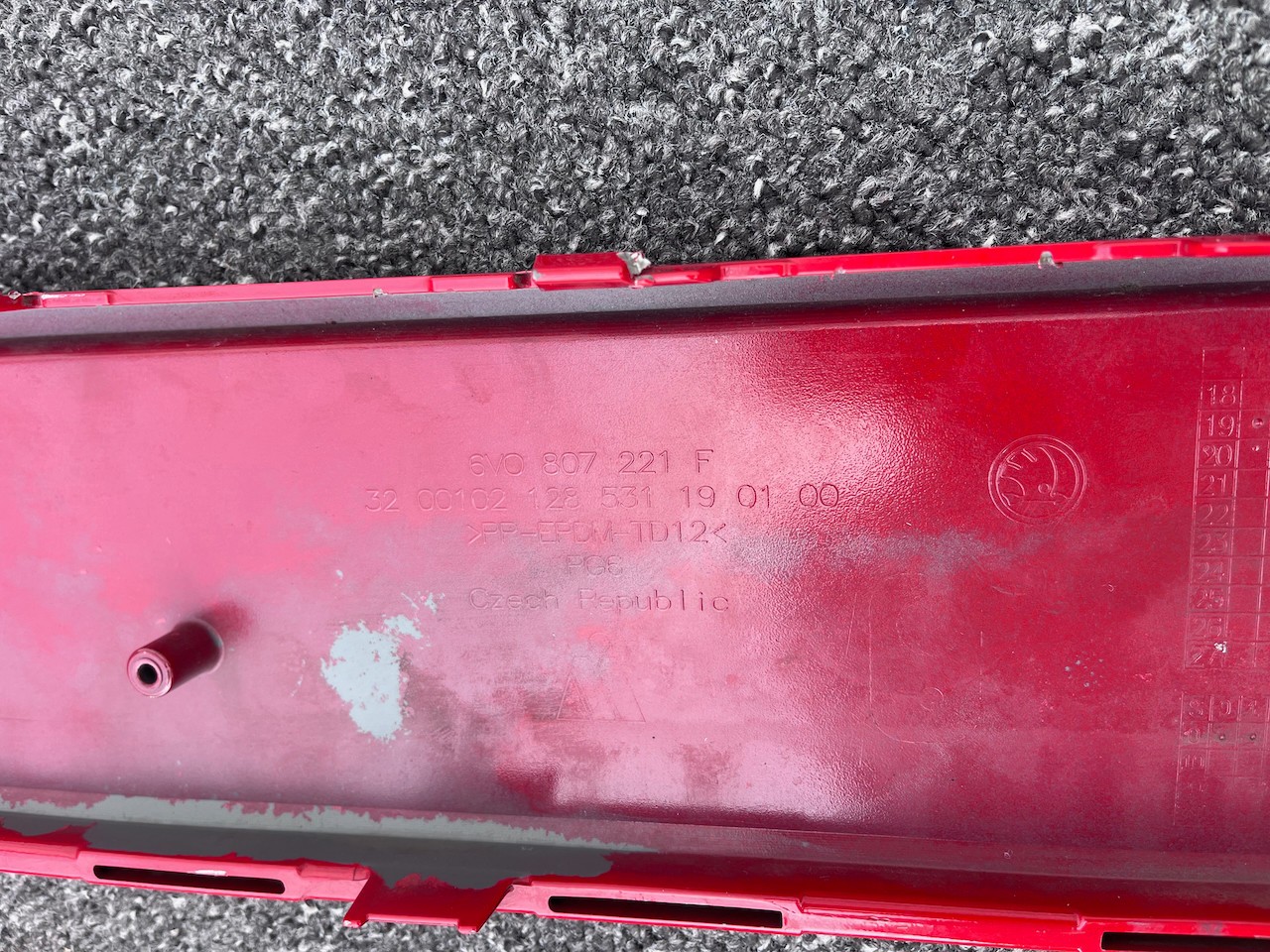 Skoda Fabia Hatchabck Esta Mk3 Lift 2018-2021 Front Bumper No Pdc Genuine [s672]