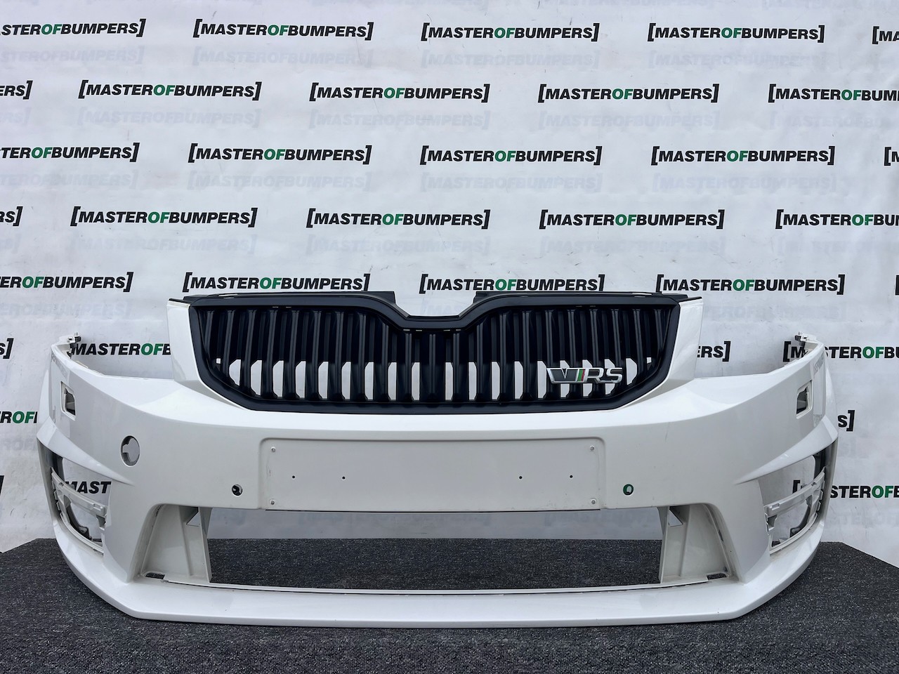 Skoda Octavia Vrs Mk3 2012-2016 Front Bumper 4 Pdc + Jets Genuine [s694]