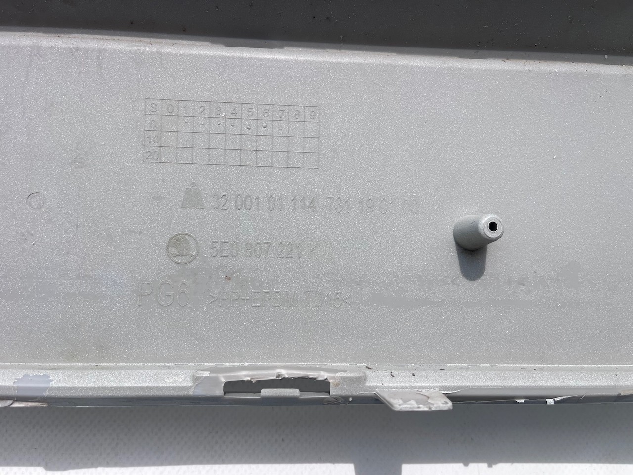 Skoda Octavia Scout Estat Mk3 2012-2016 Front Bumper No Pdc +jets Genuine [s715]