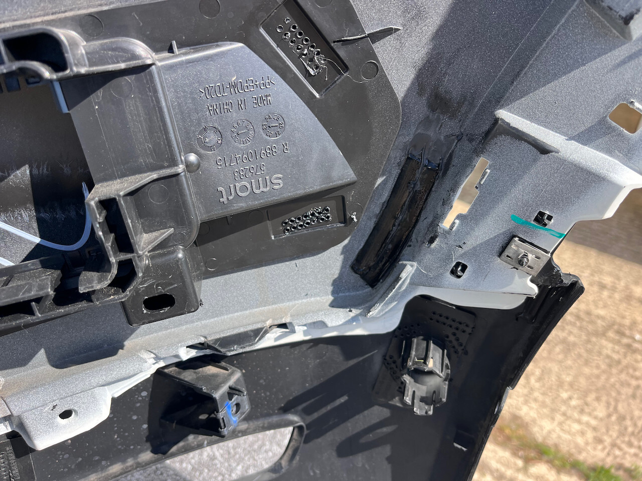 Smart #1 Premium Brabus Suv 2024-on Rear Bumper 6 Pdc Genuine [e228]