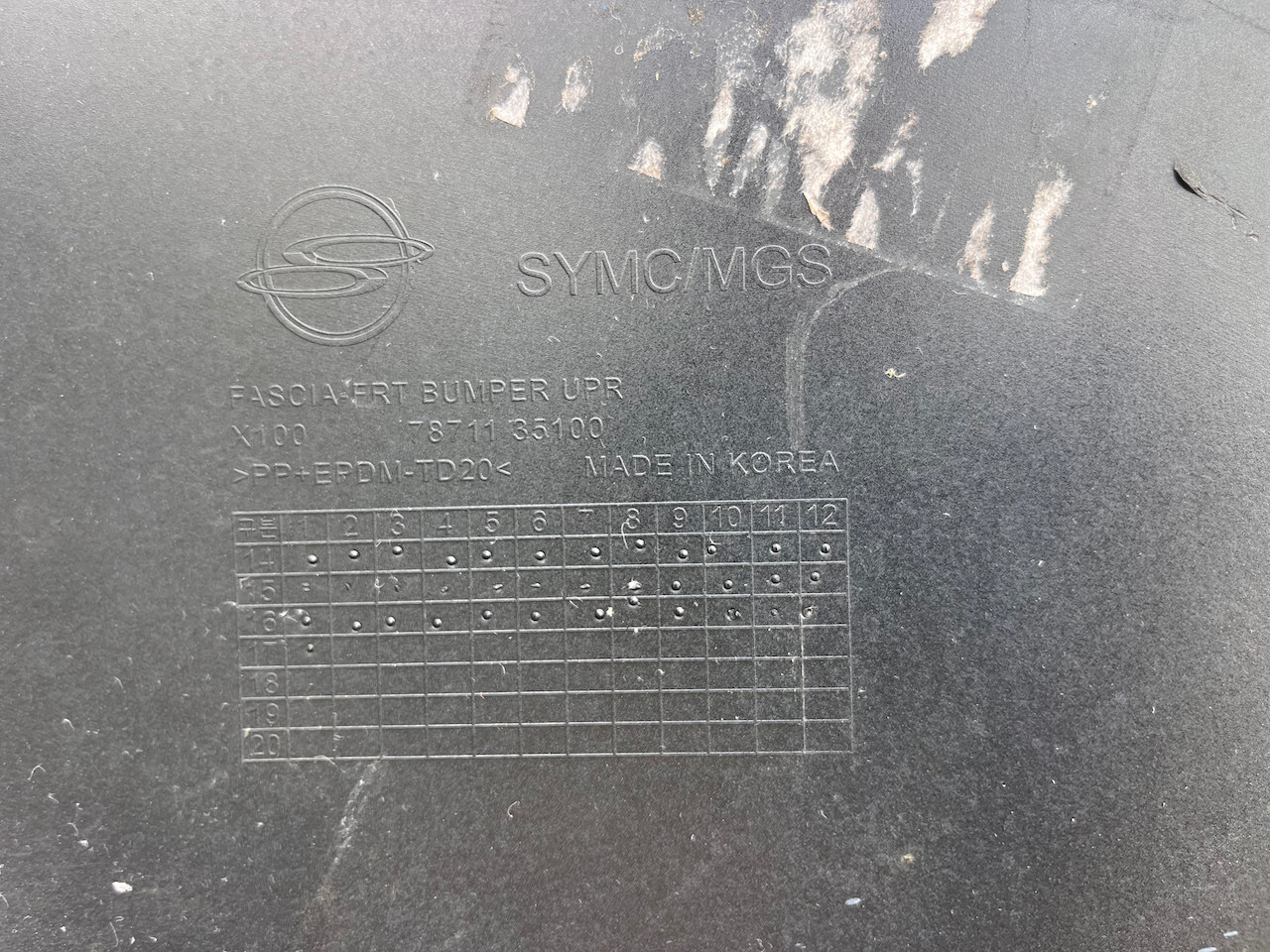 Ssangyong Tivoli Elx Ultimate 2015-2018 Front Bumper 4 Pdc Genuine [p459]