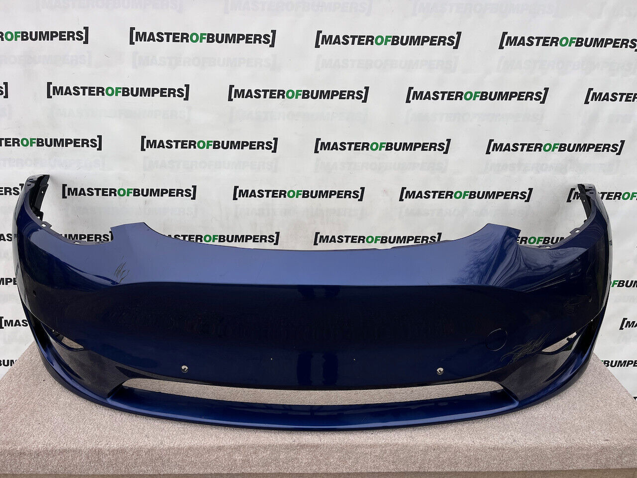 Tesla Y Model Y 2020-2024 Front Bumper Blue 6 Pdc Genuine [p252]