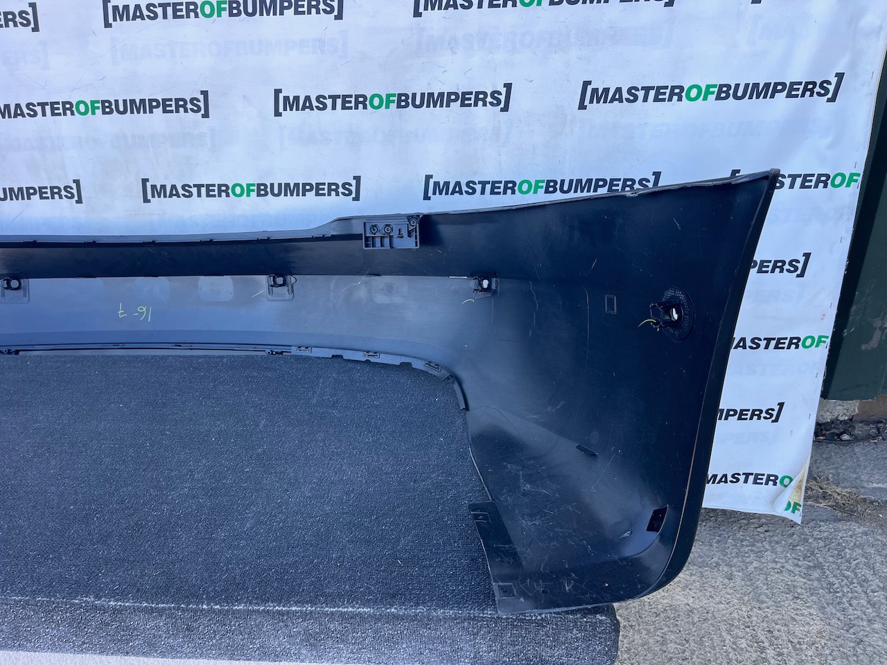 Tesla Model S Performance Mk1 Lift 2016-2021 Rear Bumper 6 Pdc Genuine [p750]