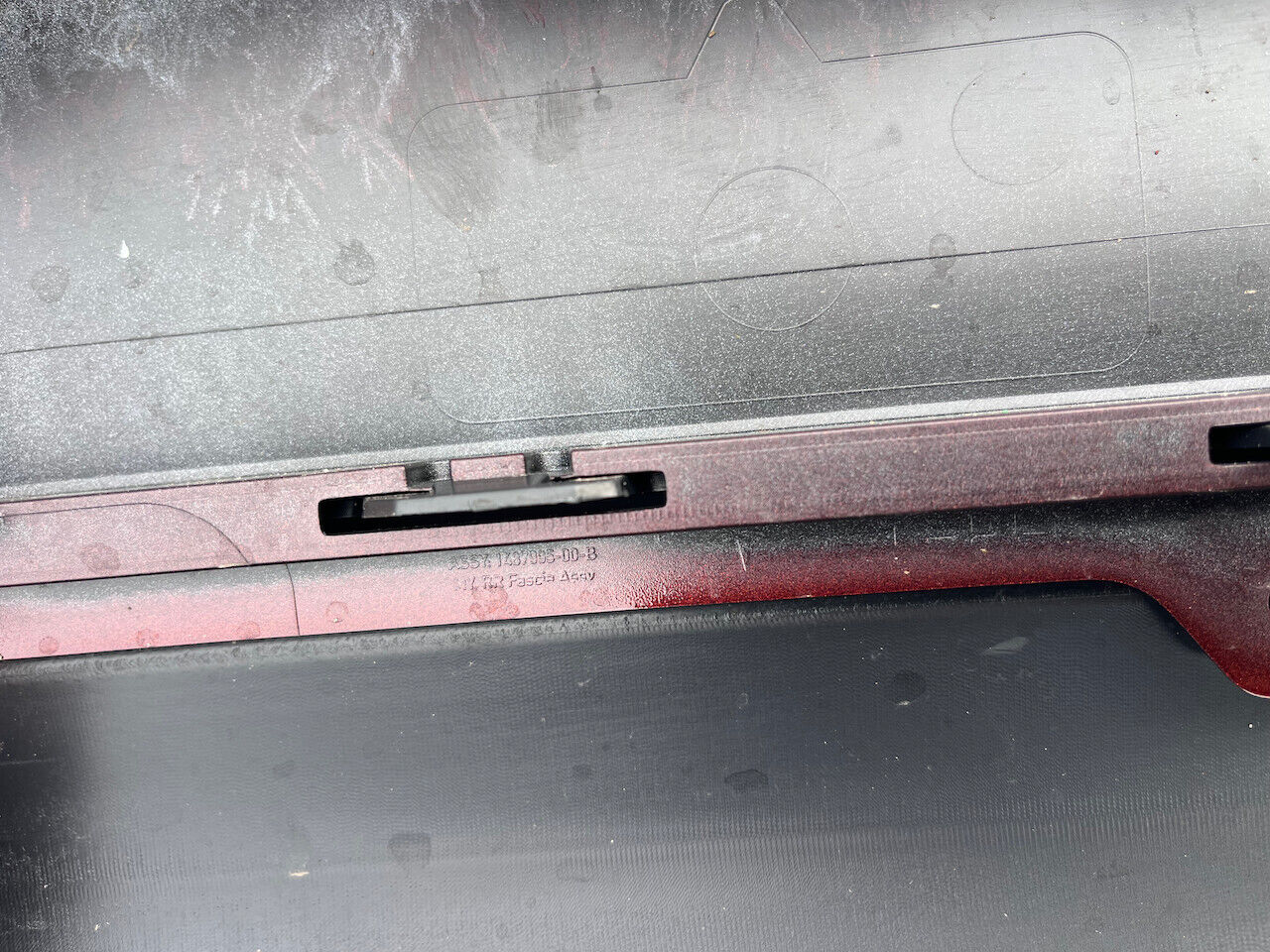 Tesla Y Model Y Electric 2020-2024 Rear Bumper No Pdc Genuine [p375]