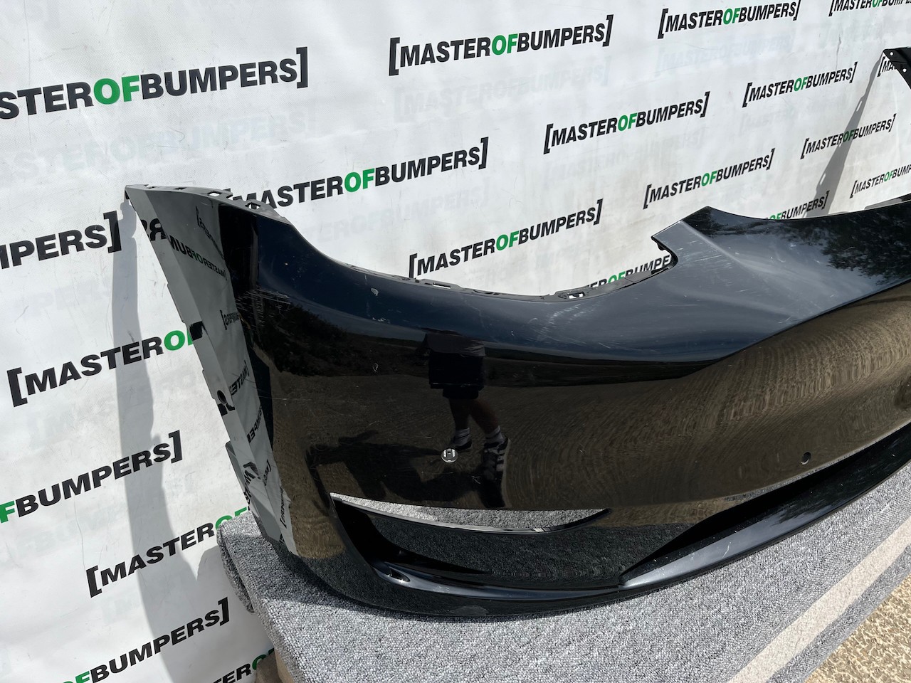 Tesla Y Model Y 2020-2024 Front Bumper Black 6 Pdc Genuine [p471]