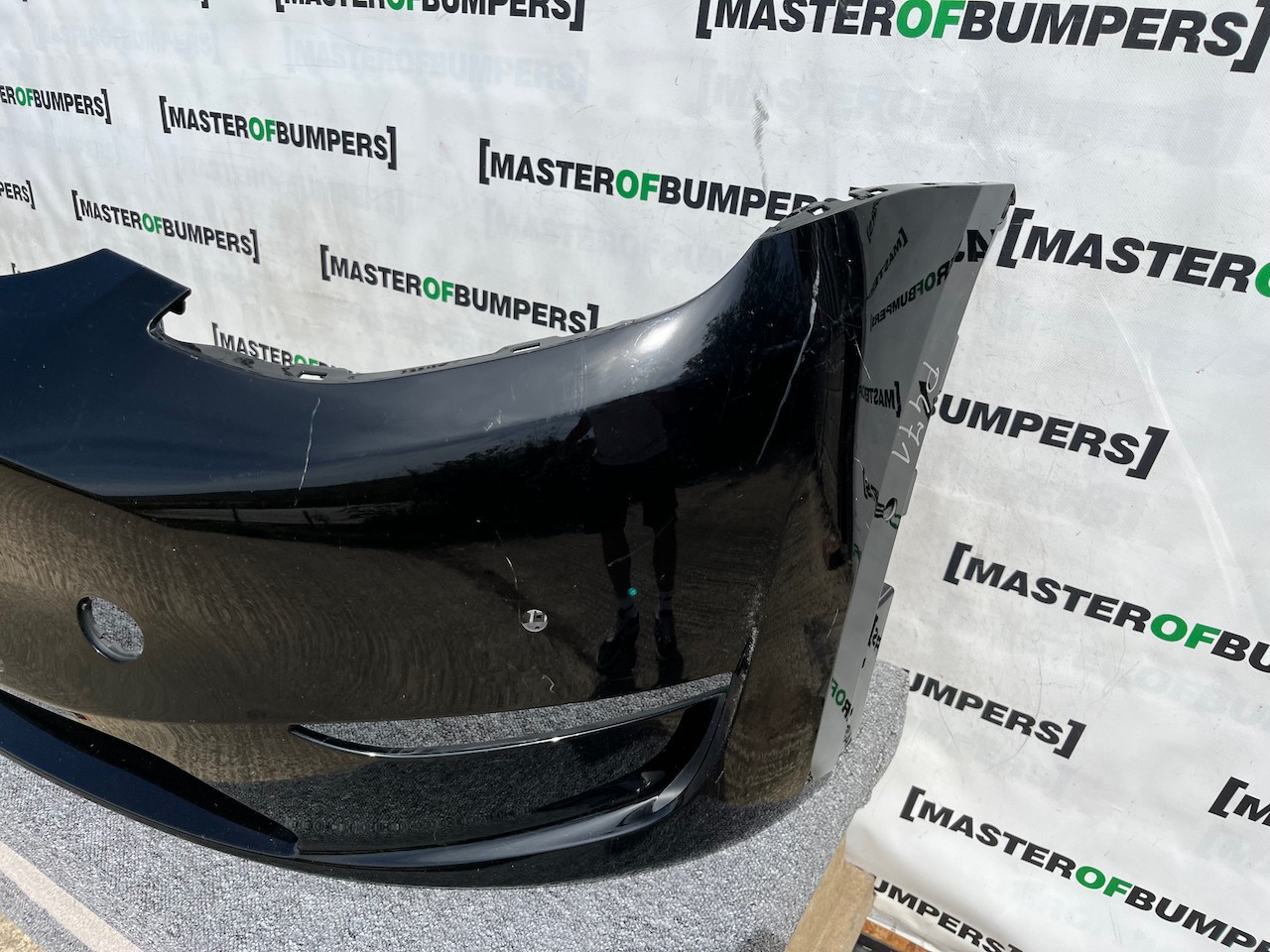 Tesla Y Model Y 2020-2024 Front Bumper Black 6 Pdc Genuine [p471]