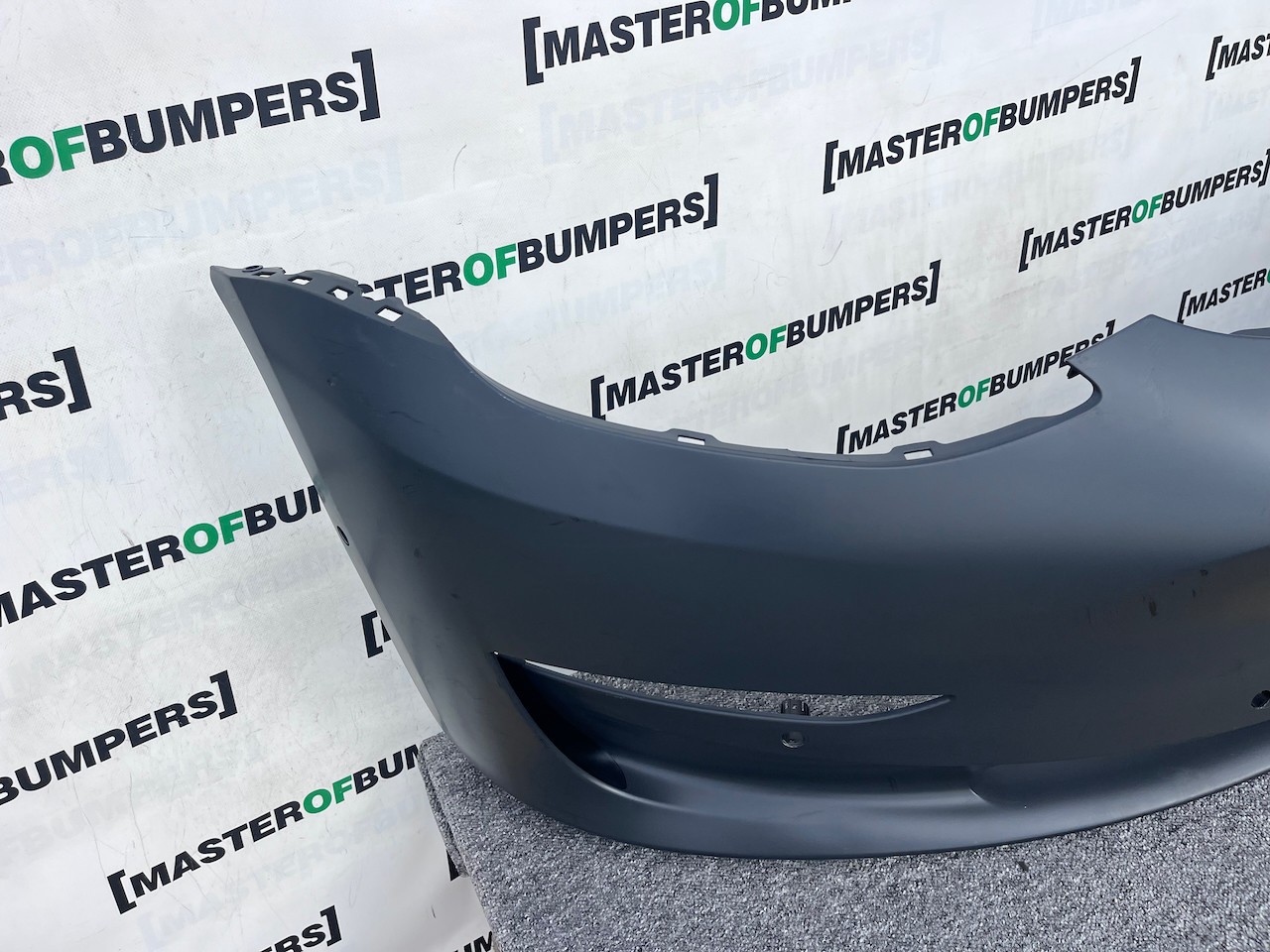 Tesla Model 3 Hatchback 2017-2023 Front Bumper In Primer 6 Pdc Genuine [p524]