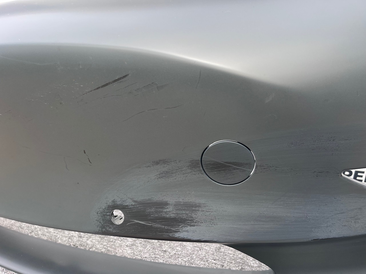 Tesla Model 3 Hatchback 2017-2023 Front Bumper In Primer 6 Pdc Genuine [p524]