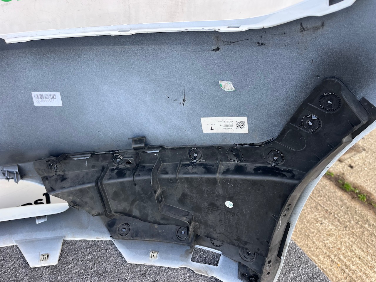 Tesla Model 3 Hatchback Lift 2024-on Front Bumper White Genuine [p537]