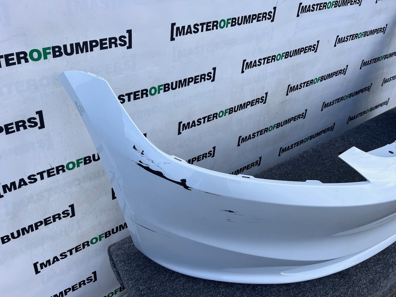 Tesla Model 3 Hatchback Lift 2024-on Front Bumper White Genuine [p537]