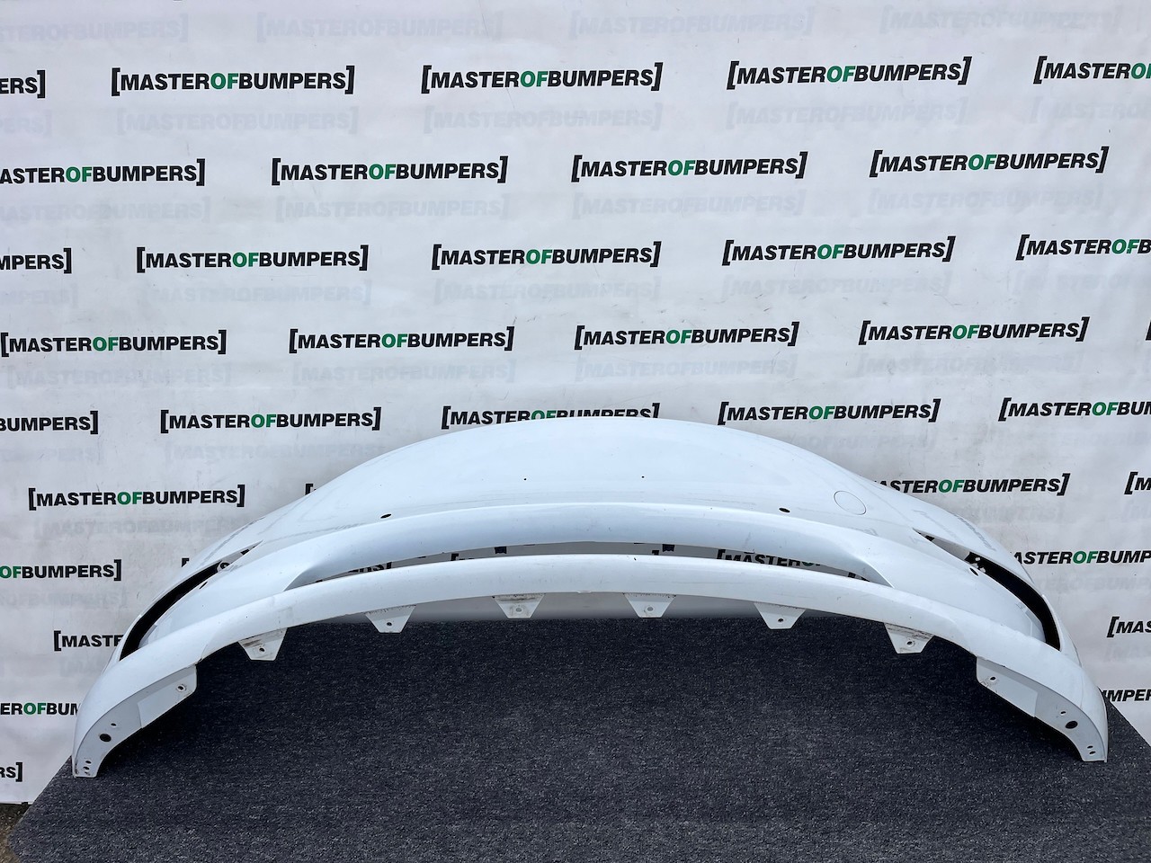 Tesla Model 3 Hatchback 2017-2023 Front Bumper White 6 Pdc Genuine [p632]