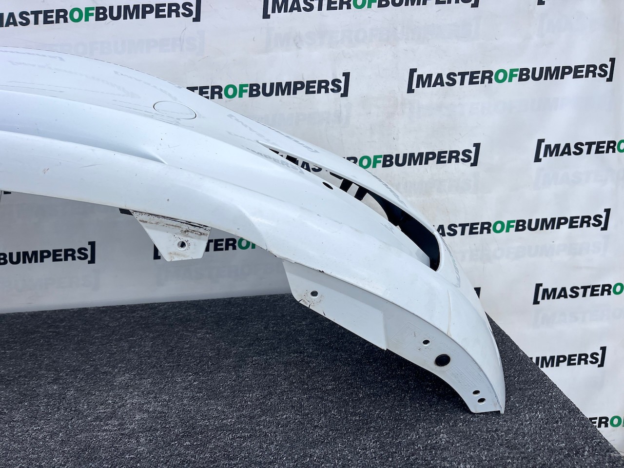 Tesla Model 3 Hatchback 2017-2023 Front Bumper White 6 Pdc Genuine [p632]
