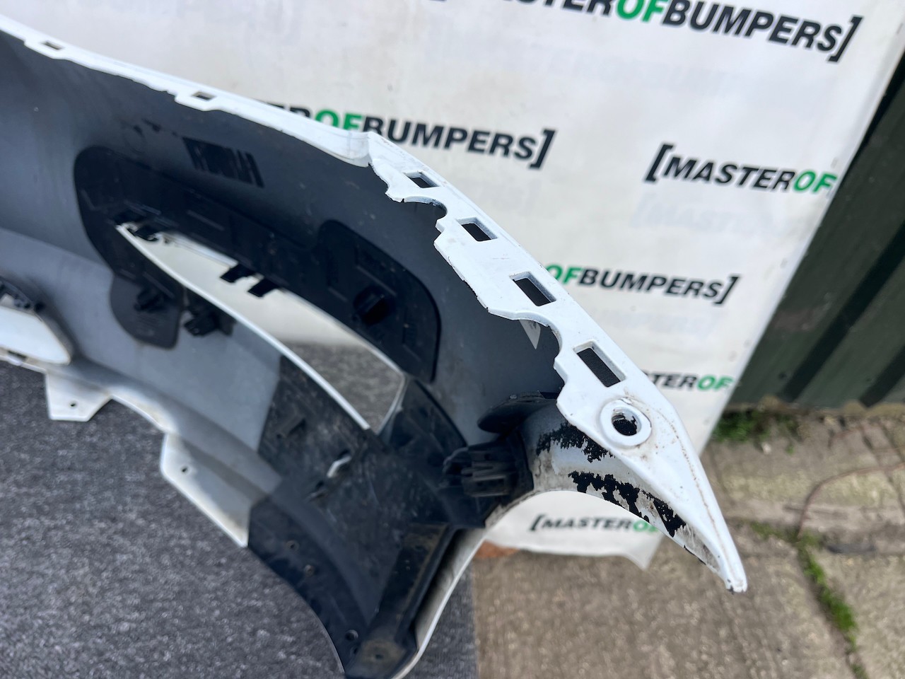 Tesla Model 3 Hatchback 2017-2023 Front Bumper White 6 Pdc Genuine [p632]