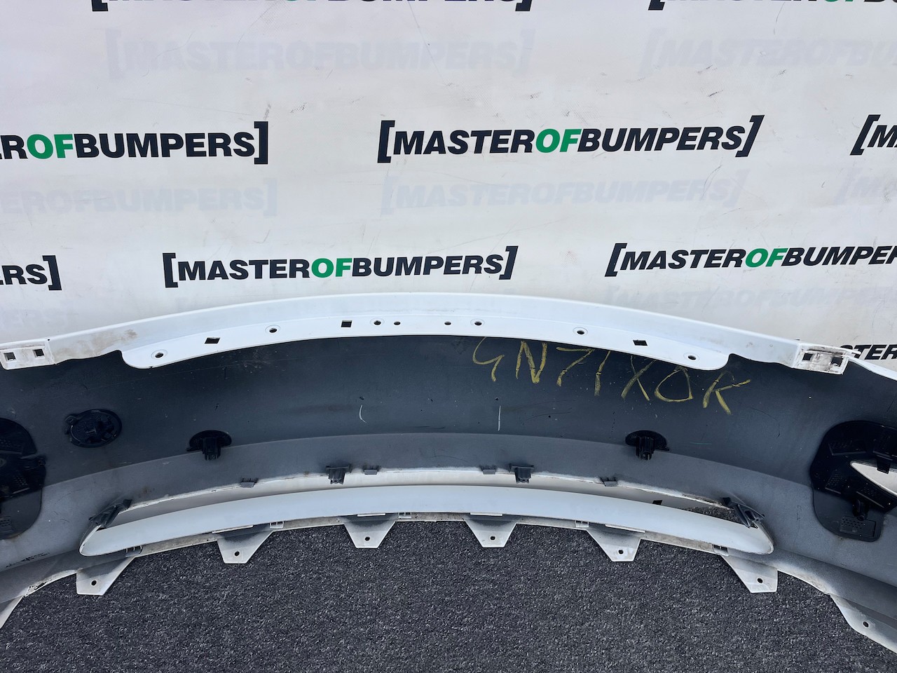 Tesla Model 3 Hatchback 2017-2023 Front Bumper White 6 Pdc Genuine [p632]